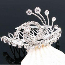 Strass Haarschmuck fancy Tiara Haar Barrette